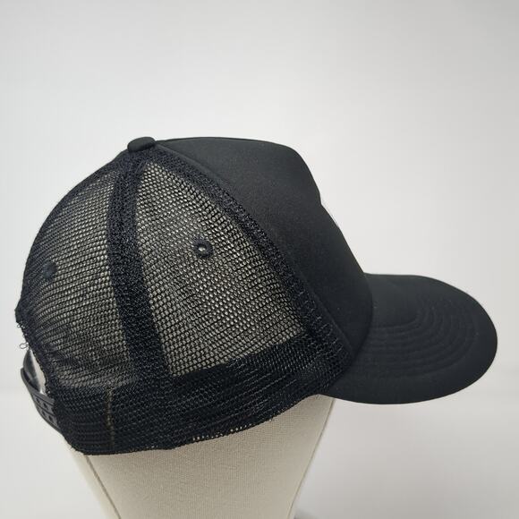 Billabong Snapback Trucker Hat Black One Size Adjustable Breathable Mesh Back - Picture 5 of 9